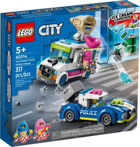 Klocki LEGO 60314 Policyjny pościg za furgonetką z lodami