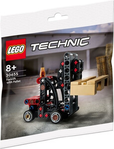 Klocki LEGO 30655 Technic Wózek widłowy z paletą