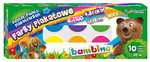 BAMBINO - Farby plakatowe 20ml. 10 kol.