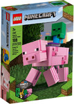 LEGO 21157 Minecraft BigFig Świnka i mały zombie
