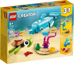 LEGO Creator 31128 Delfin i żółw 3w1
