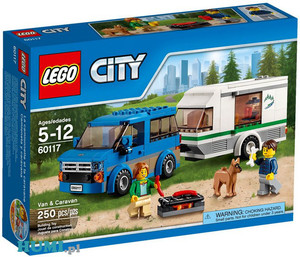 Klocki Lego 60117 Van z przyczepą kampingową