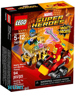 Klocki LEGO 76072 Iron Man kontra Thanos