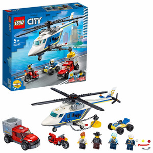 Klocki LEGO 60243 Pościg helikopterem policyjnym