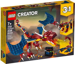 LEGO  31102 Smok ognia 3w1 Creator