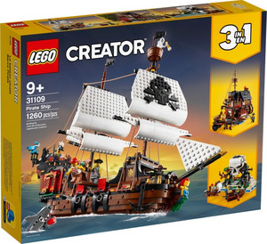 Klocki LEGO 31109 Statek piracki 3w1