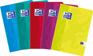 OXFORD TOUCH  ZESZYT A5 - kratka - 60 kartek - miks kolorów 
