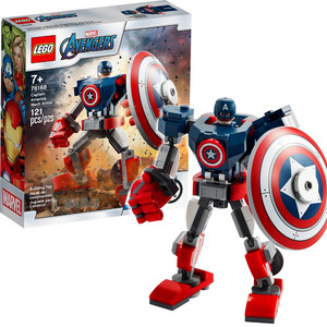 Klocki LEGO 76168 Figurka Mech Kapitana Ameryki