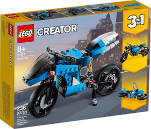 LEGO Creator 31114 Super Motocykl 3w1