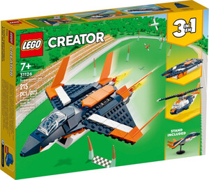 LEGO Creator 31126 Odrzutowiec naddźwiękowy 3w1