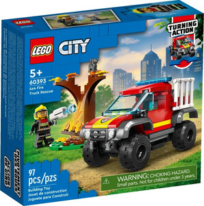 LEGO City 60393 Wóz Samochód Strażacki