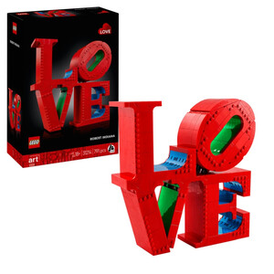 LEGO ICONS 31214 Napis LOVE Prezent na Dzień Matki