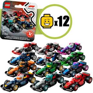 LEGO 71049 Kolekcjonerskie samochodziki cała seria - komplet 12 bolidów