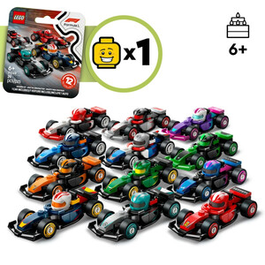 LEGO 71049 Kolekcjonerskie samochodziki - 1 losowy bolid F1
