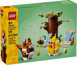 LEGO Świąteczne 40709 Wiosenne zwierzątka Kurczak Zajączek