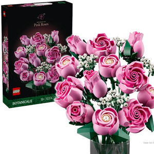 LEGO BOTANICALS 10374 Bukiet różowych róż Walentynki