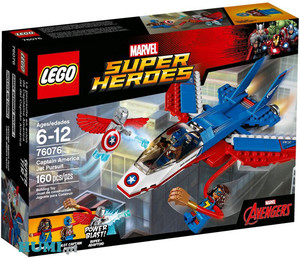 Klocki LEGO 76076 Odrzutowiec kapitana Ameryki