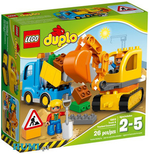 Klocki LEGO Duplo 10812 Ciężarówka i koparka
