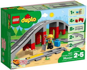 LEGO DUPLO 10872 Tory kolejowe i wiadukt