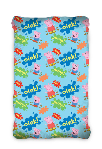 PP182047-ŚWINKA PEPPA GEORGE - Prześcieradło 90x200