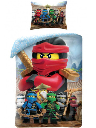 Posciel-Lego-Ninjago-742BL- NINJAGO - Pościel dla dzieci 140x200