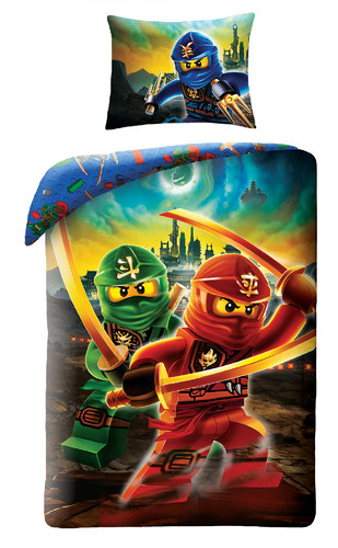 LEG613BL  NINJAGO - Pościel dla dzieci 140x200