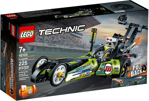 Klocki LEGO 42103 Technic Dragster silnik P&amp;B