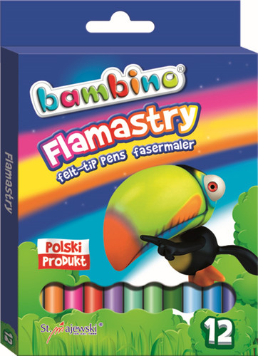 5903235001604 BAMBINO - Flamastry standard 12kol.