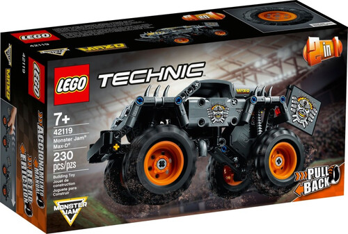 LEGO 42119 Technic Monster Jam Max-D z napędem