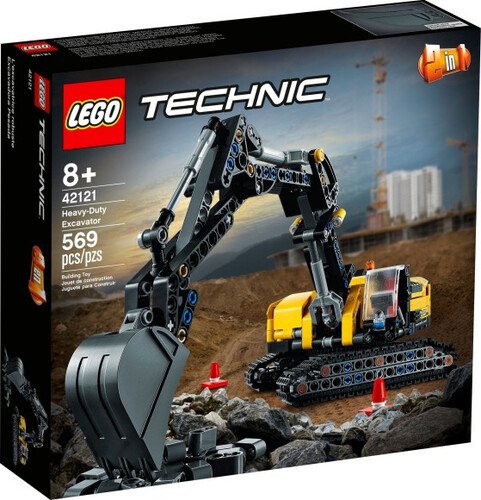 Klocki LEGO Technic 42121 Wytrzymała koparka gąsienicowa 2w1