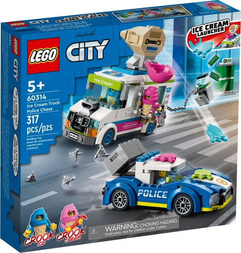 LEGO 60314 Policyjny pościg za furgonetką z lodami